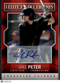 Jake Peter 2014 Elite Extra Auto Autograph RC 732/799 Chicago White Sox