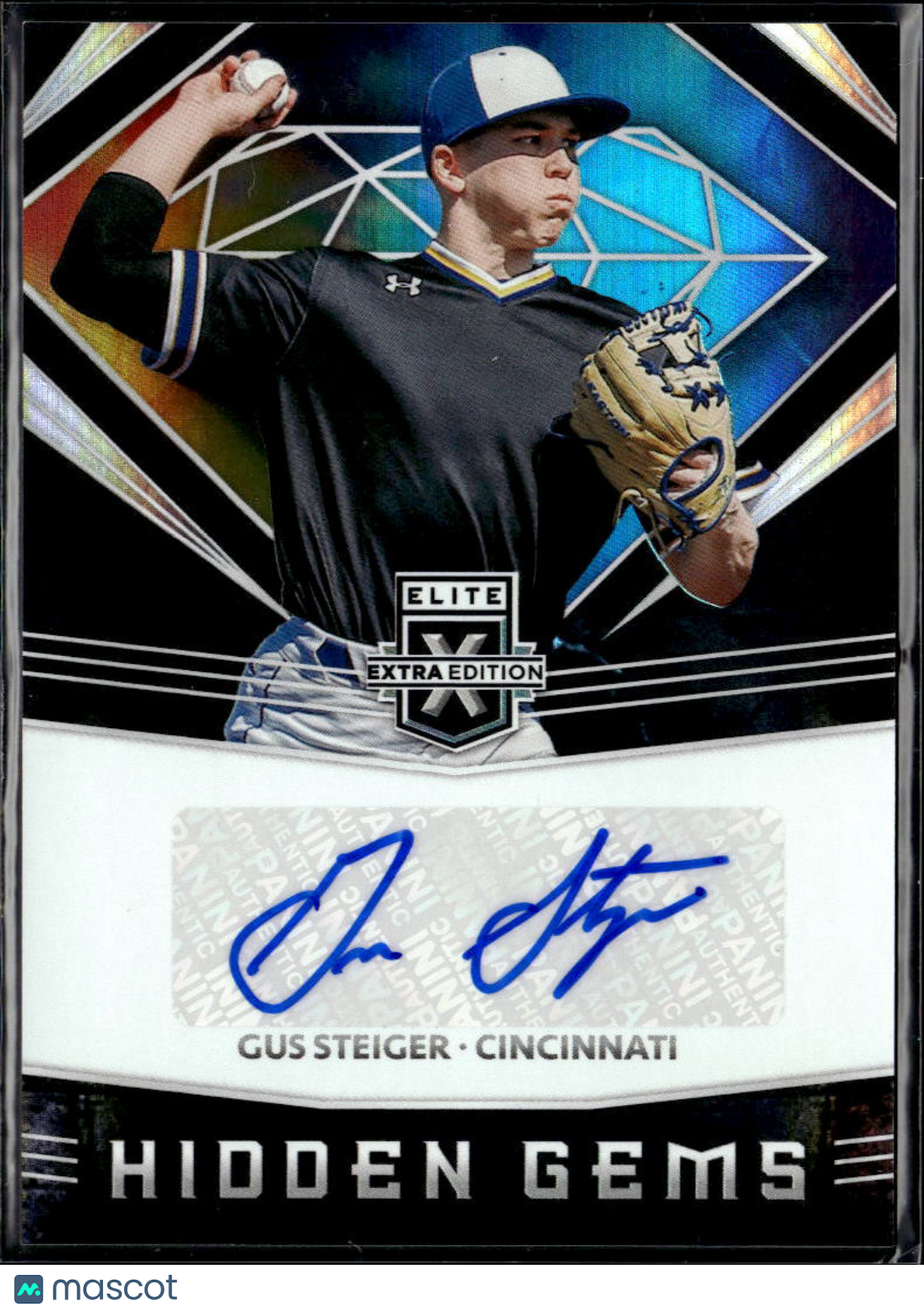 Gus Steiger 2020 Elite Extra Edition Hidden Gems Auto Autograph Cincinnati