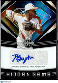Jamari Baylor 2020 Elite Extra Auto Autograph Hidden Gems Philadelphia Phillies
