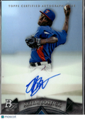 Akeem Bostick 2014 Bowman Platinum Auto Autograph Texas Rangers