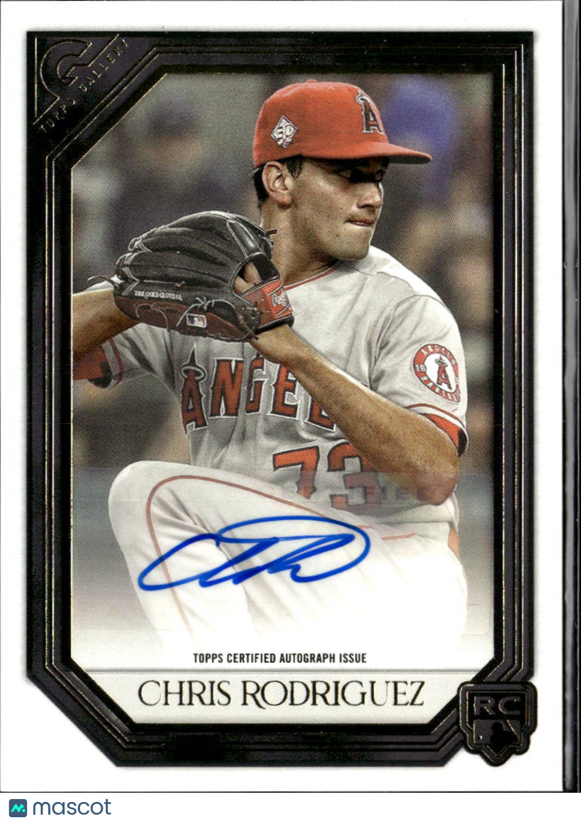 Chris Rodriguez 2021 Topps Gallery RC Auto Autograph  Los Angeles Angels