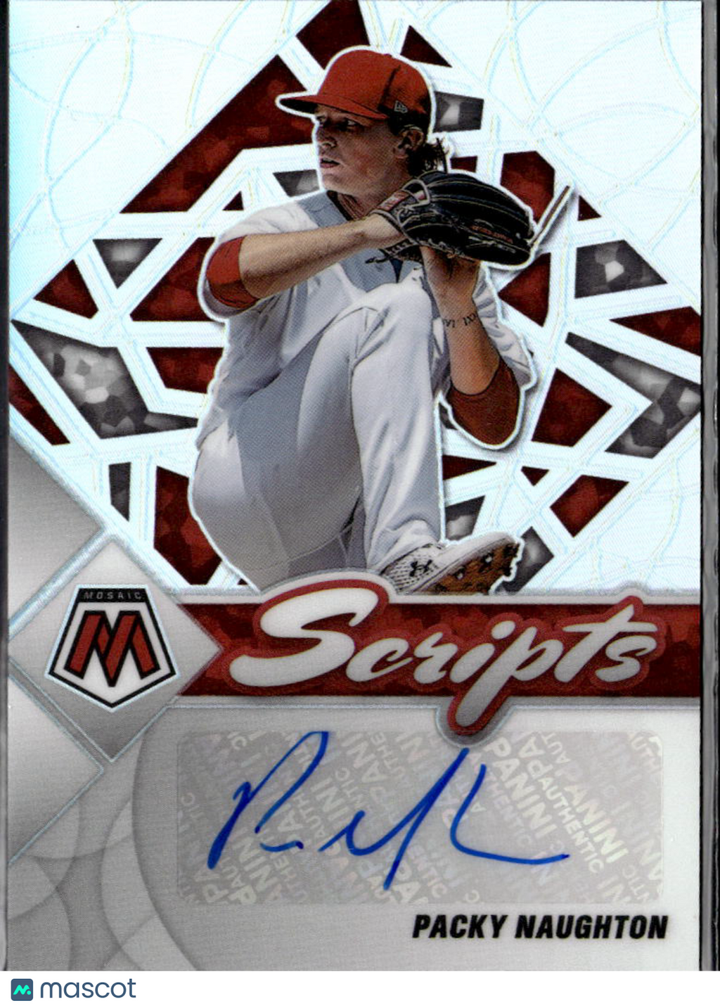 Packy Naughton 2022 Mosaic Auto Autograph St. Louis Cardinals