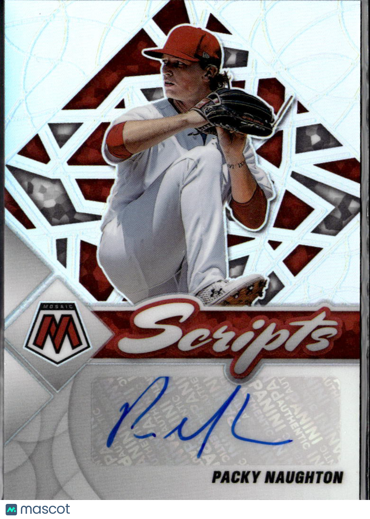 Packy Naughton 2022 Mosaic Auto Autograph St. Louis Cardinals