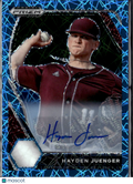 Hayden Juenger 2021 Panini Prizm Draft Picks Auto Autograph Blue Jays