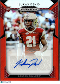 Lukas Denis 2019 Prizm Draft Picks RC Auto Autograph RC Boston College Eagles