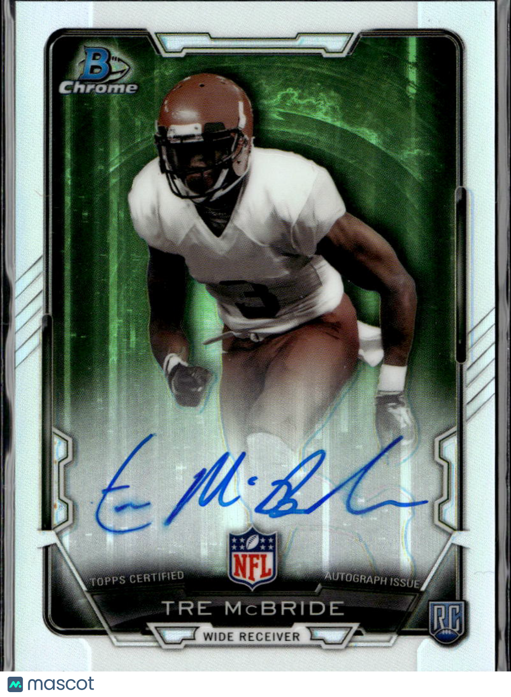 Tre McBride 2015 Bowman Chrome RC Auto Autograph RC Titans