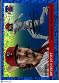 Bryson Stott 2025 Topps Chrome Platinum Blue 59/199 Philadelphia Phillies