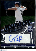 Cole Phillips 2023 Elite Extra Edition Auto Autograph Atlanta Braves