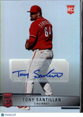 Tony Santillan 2022 Panini Chronicles Elite Baseball RC Auto Cincinnati Reds