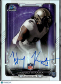 Hau'oli Kikaha 2015 Bowman Chrome RC Auto Autograph New Orleans Saints