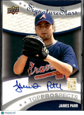 James Parr 2009 Upper Deck Signature Stars Auto Autograph Atlanta Braves