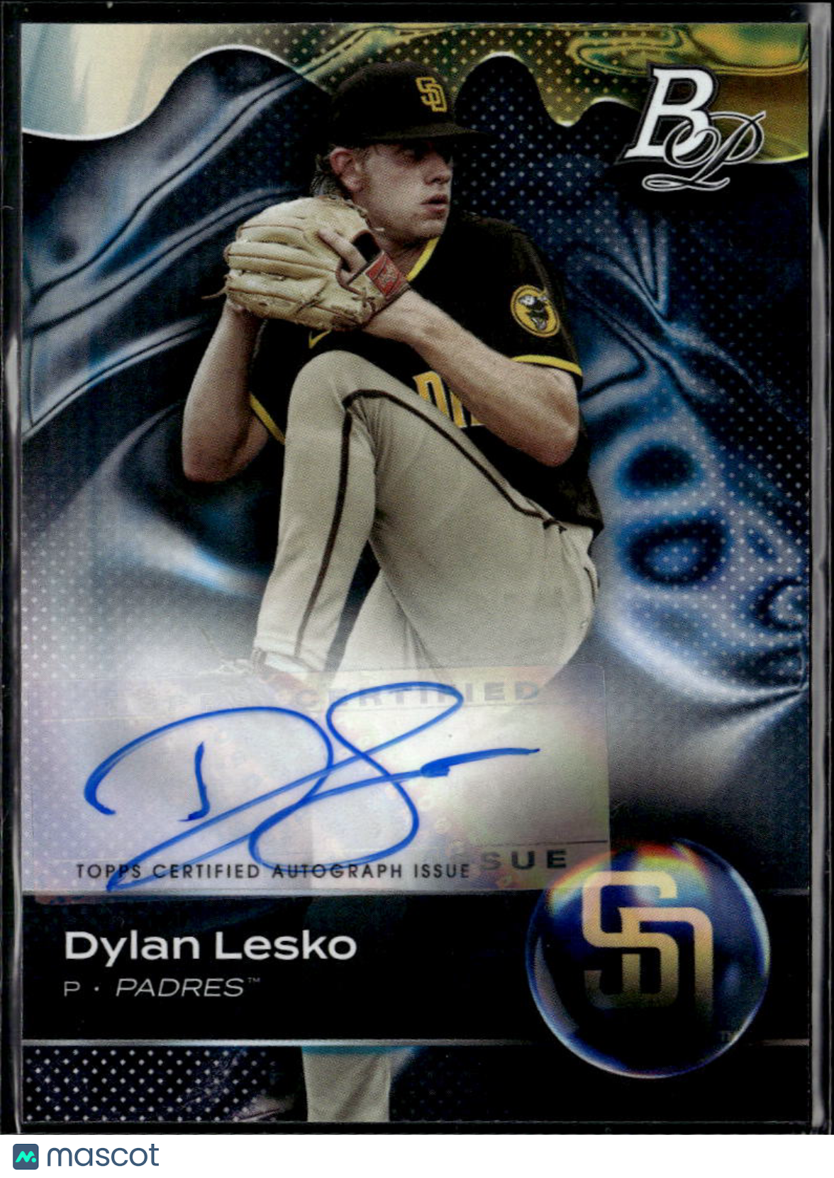 Dylan Lesko 2023 Bowman Platinum Auto Autograph San Diego Padres