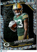 Savion Williams 2025 Prizm Variation Rookie RC Disco Green Bay Packers