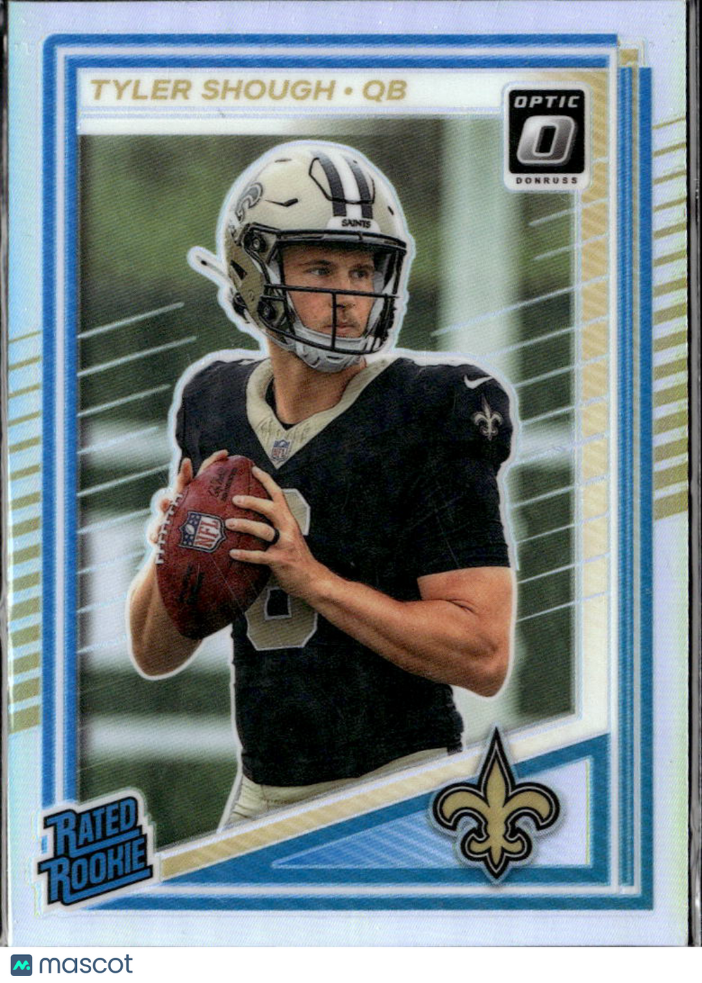 Tyler Shough 2025 Optic Rated Rookie RC HOLO Prizm New Orleans Saints