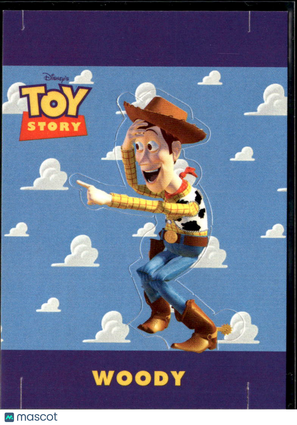 Woody 1995 SkyBox Toy Story Punch-out Rookie RC #60