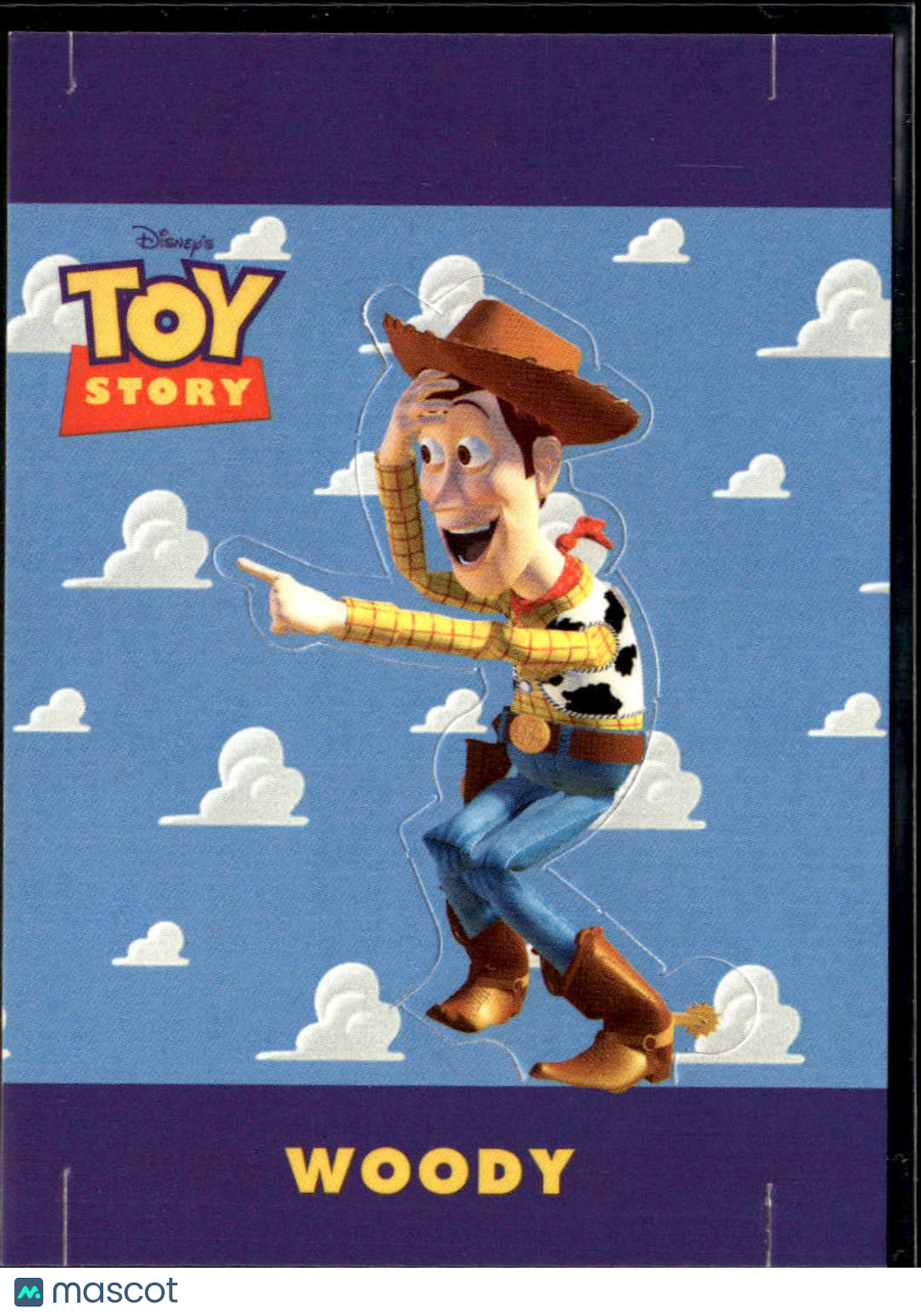 Woody 1995 SkyBox Toy Story Punch-out Rookie RC #60