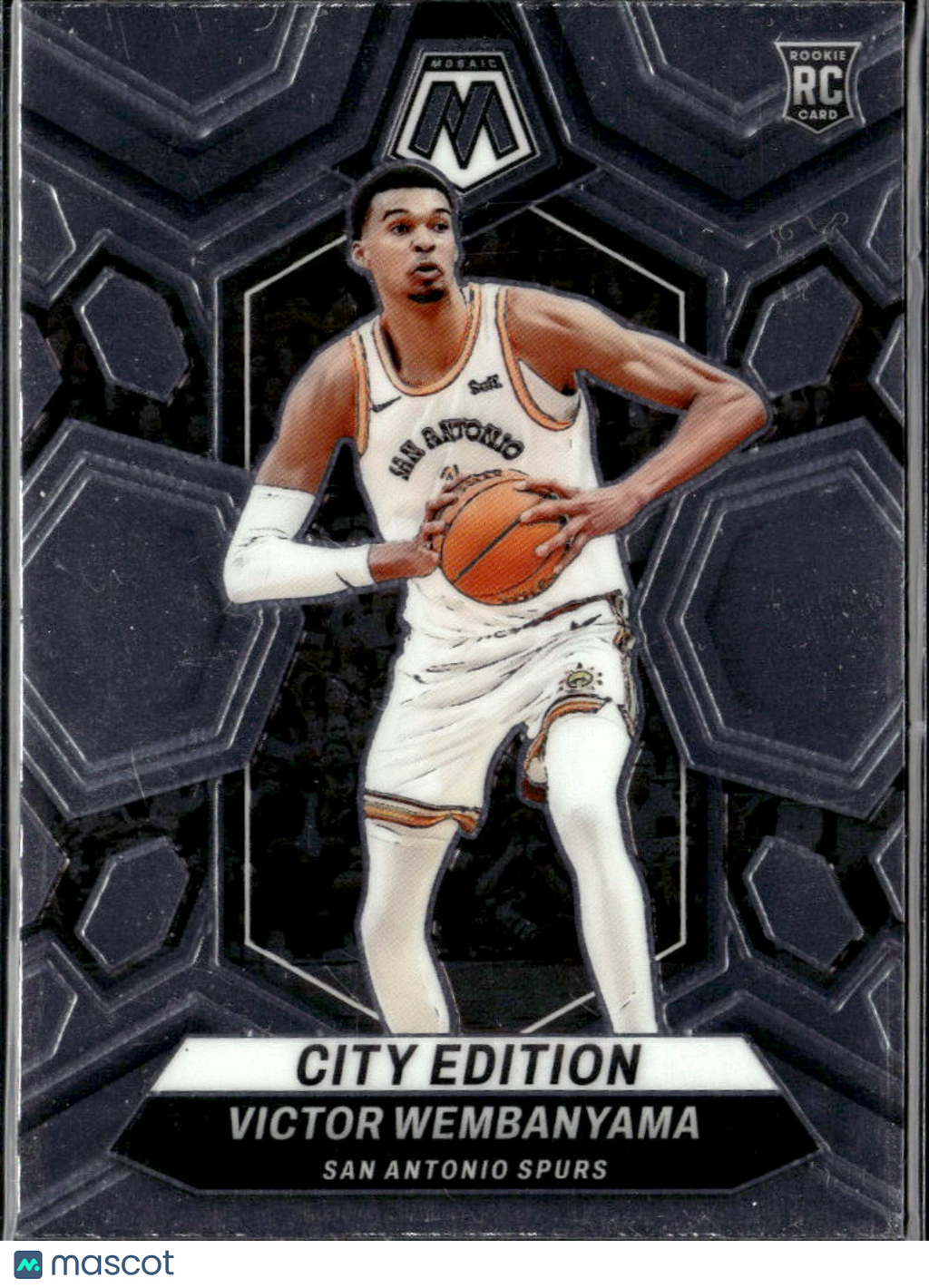 Victor Wembanyama 2023-24 Mosaic Rookie RC City Edition San Antonio Spurs