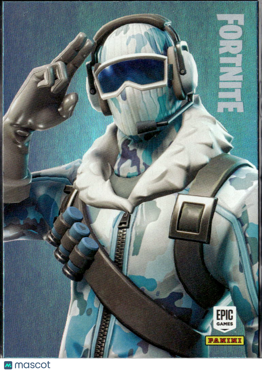 Forstbite 2019 Panini Fortnite Series 1 LEGENDARY Outfit USA HOLO #268