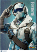 Forstbite 2019 Panini Fortnite Series 1 LEGENDARY Outfit USA HOLO #268