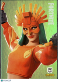 Sunbird 2019 Panini Fortnite Rare Outfit HOLO #198