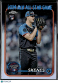 Paul Skenes 2024 Topps Chrome All-Star Game REFRACTOR RC Pittsburgh Pirates