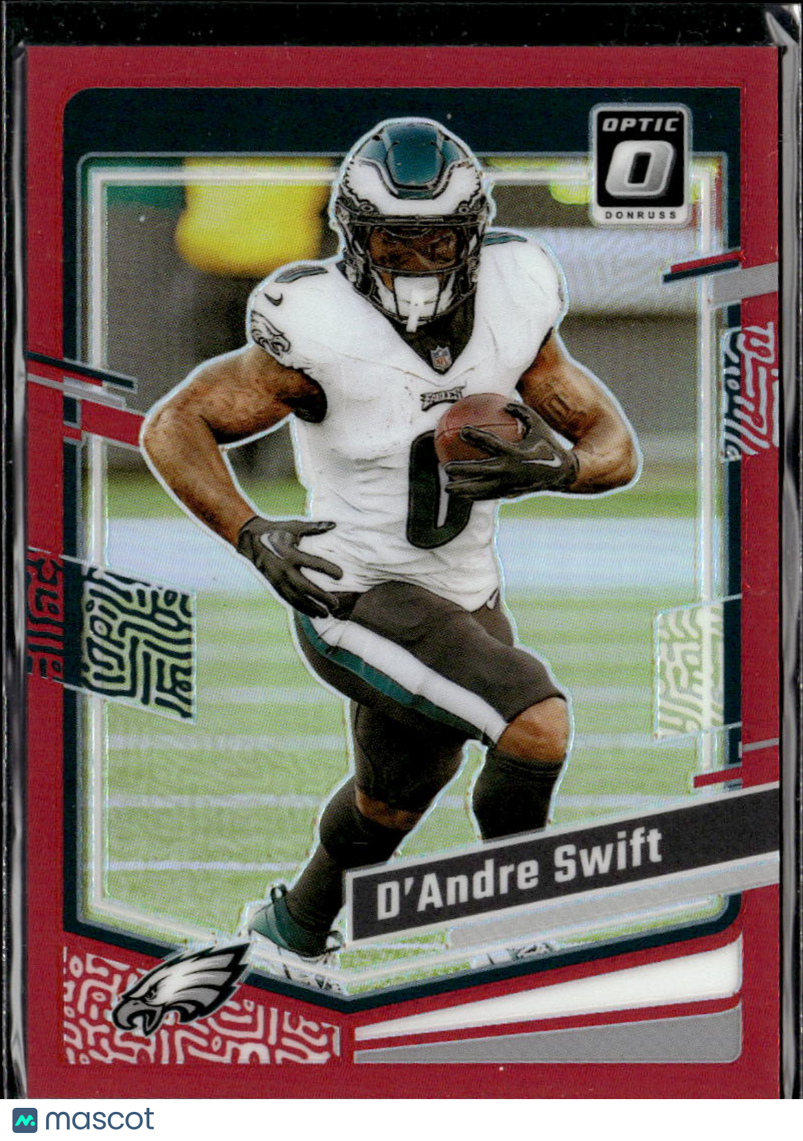 D'Andre Swift 2023 Optic Red Prizm 53/99 Philadelphia Eagles