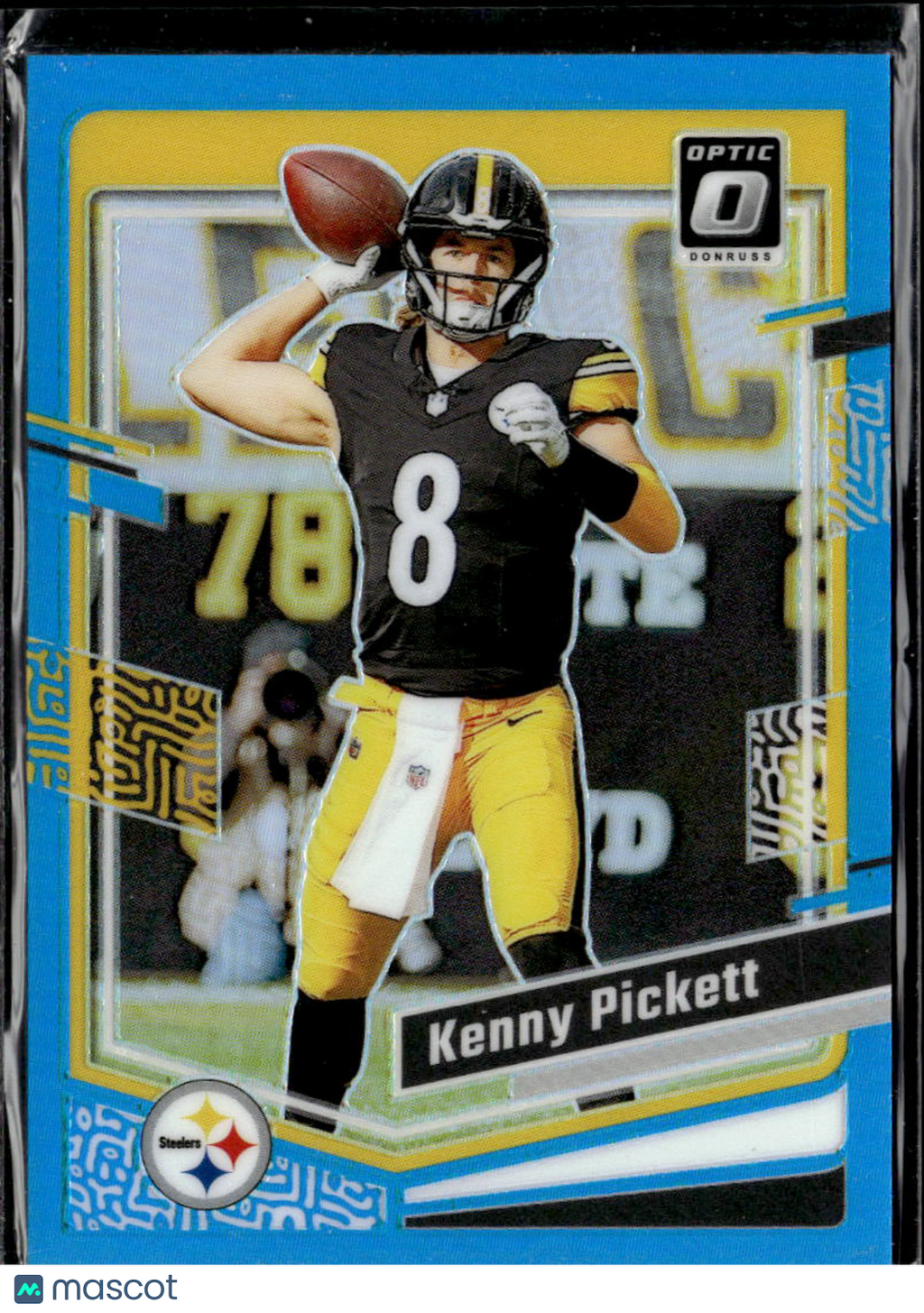 Kenny Pickett 2023 Optic Aqua Prizm 255/299 Pittsburgh Steelers