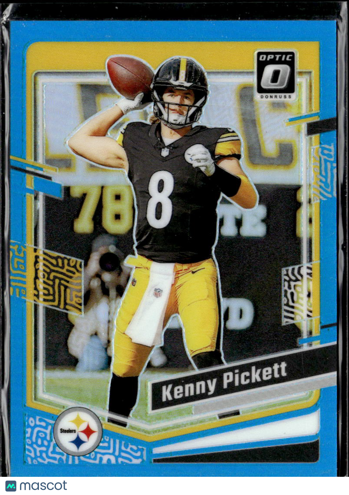 Kenny Pickett 2023 Optic Aqua Prizm 255/299 Pittsburgh Steelers