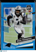 Shaq Thompson 2023 Optic Aqua Prizm 25/299 Carolina Panthers
