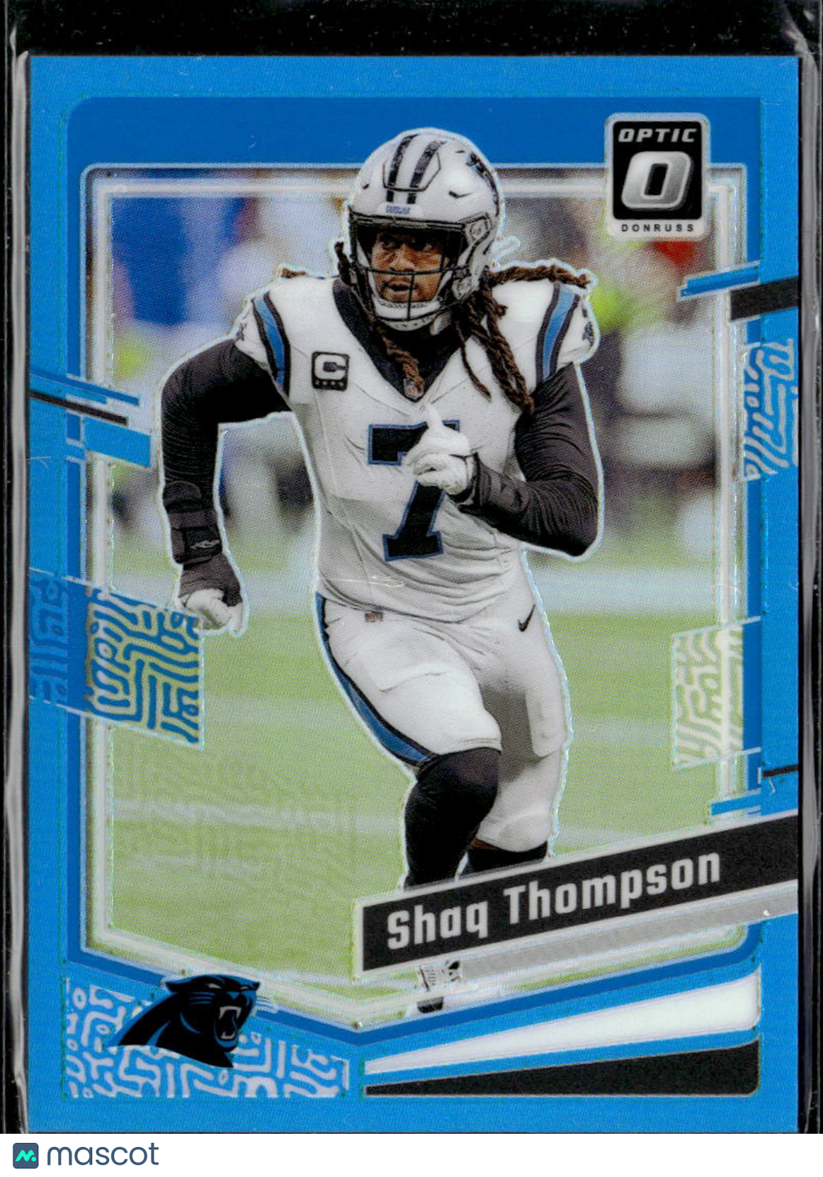 Shaq Thompson 2023 Optic Aqua Prizm 25/299 Carolina Panthers