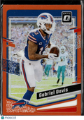 Gabriel Davis 2023 Optic Orange Prizm 216/249 Buffalo Bills