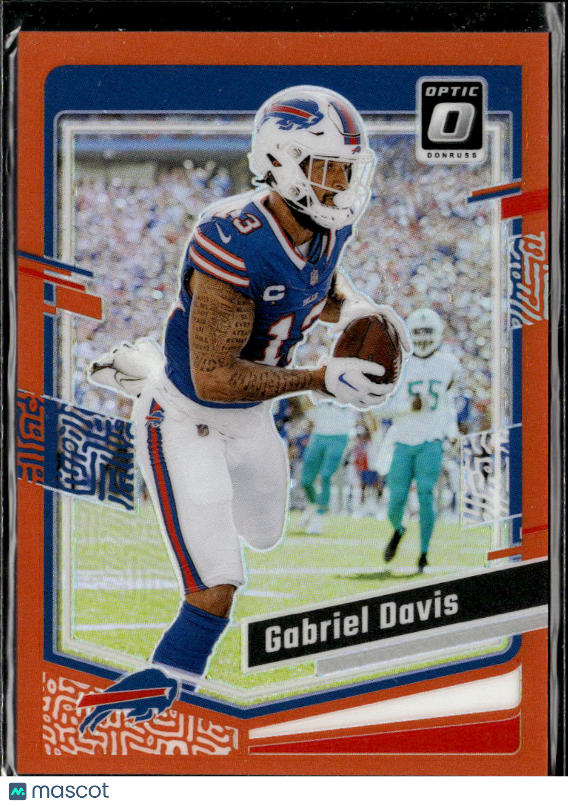 Gabriel Davis 2023 Optic Orange Prizm 216/249 Buffalo Bills