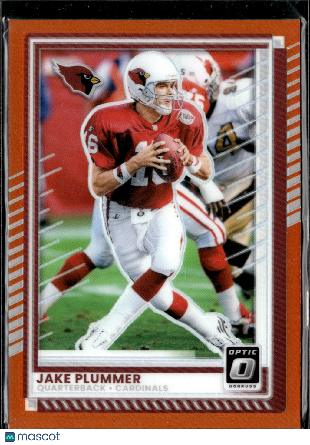 Jake Plummer 2025 Optic Orange Prizm 298/299 Arizona Cardinals