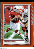 Jake Plummer 2025 Optic Orange Prizm 298/299 Arizona Cardinals