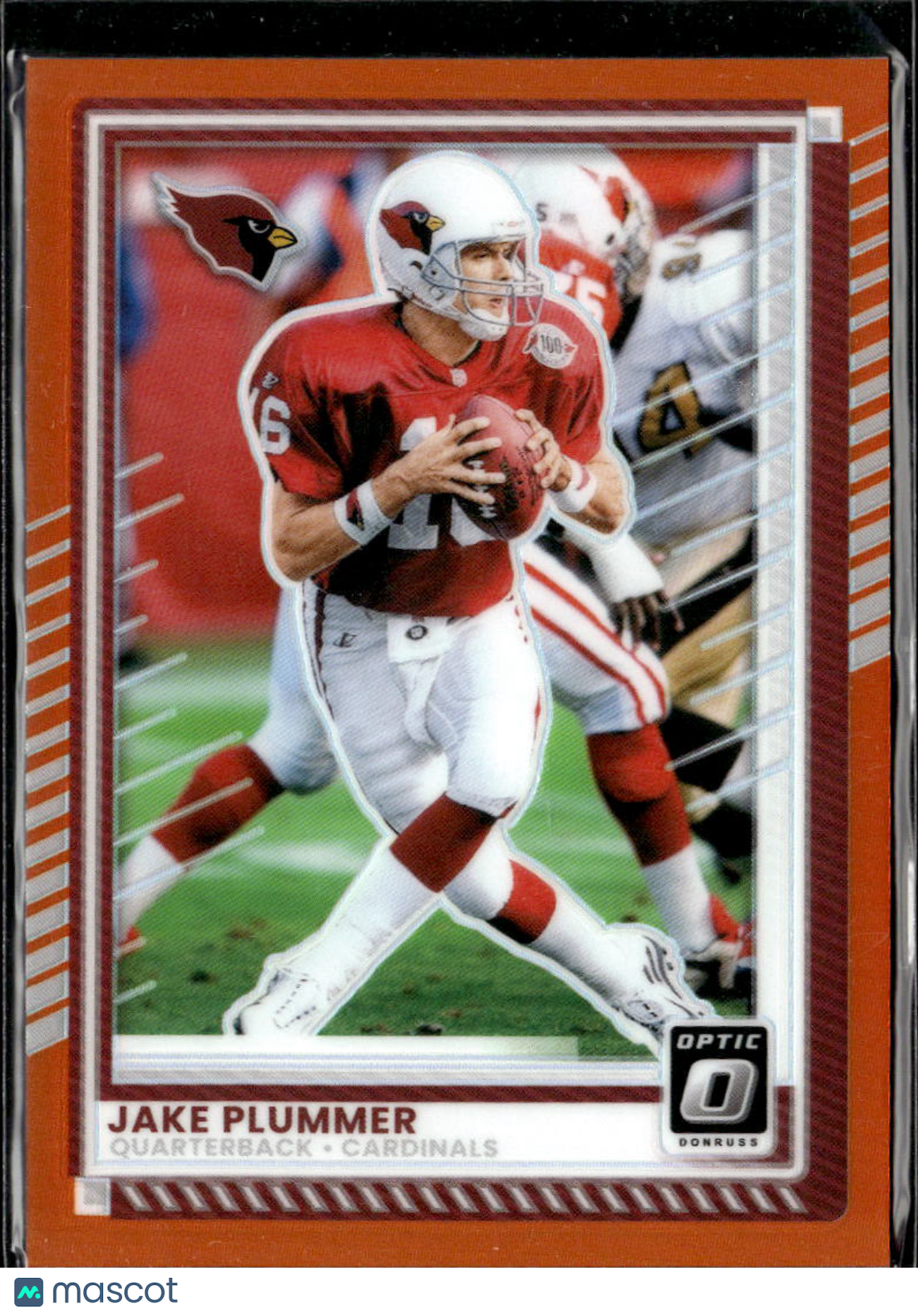 Jake Plummer 2025 Optic Orange Prizm 298/299 Arizona Cardinals