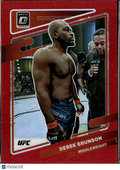 Derek Brunson 2022 Optic UFC Red Prizm 24/199