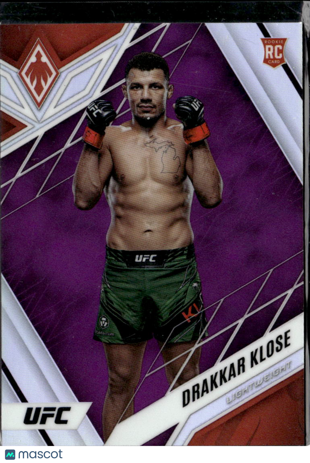 Drakkar Klose 2023 Chronicles Phoenix RC Purple Rookie UFC 21/49