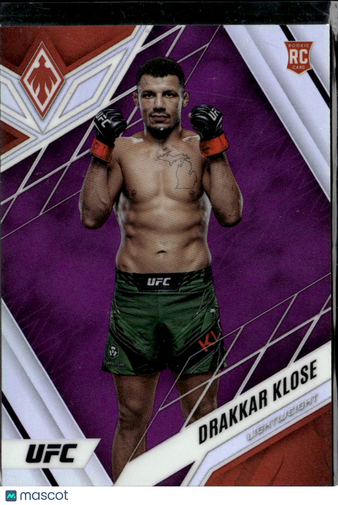 Drakkar Klose 2023 Chronicles Phoenix RC Purple Rookie UFC 21/49