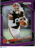David Njoku 2025 Prizm Purple 105/125 Cleveland Browns