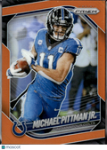 Michael Pittman Jr. 2025 Prizm Orange Prizm 187/249 Indianapolis Colts