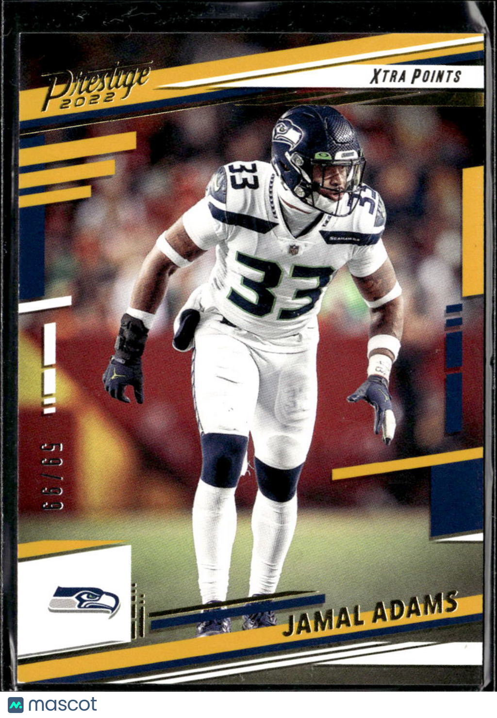 Jamal Adams 2022 Prestige GOLD Xtra Points 59/99 Seattle Seahawks