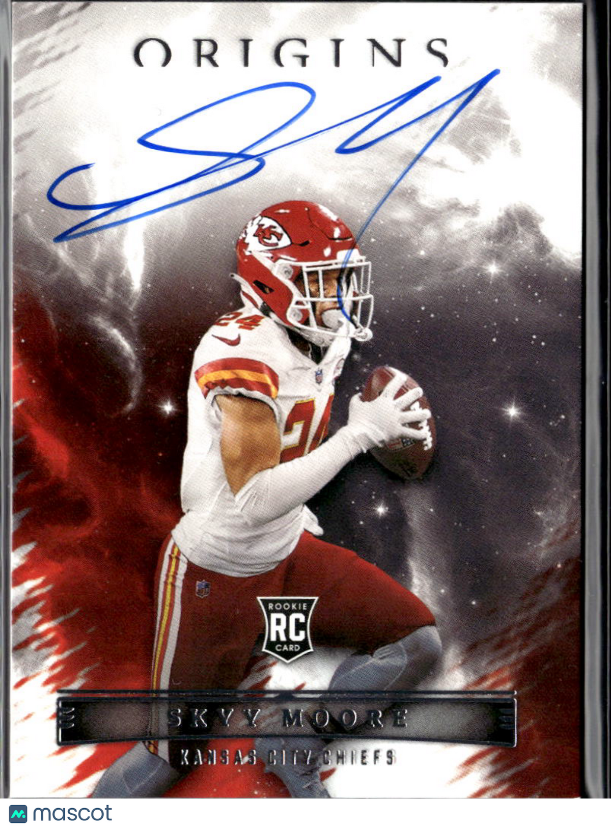 Skyy Moore 2022 Origins Auto Autograph Rookie RC Kansas City Chiefs