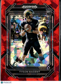 Tyson Bagent 2023 Panini Prizm Draft Picks RC Red Ice Rookie Bears