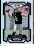Aidan O'Connell 2023 Panini Prizm Silver Prizm Rookie RC Las Vegas Raiders