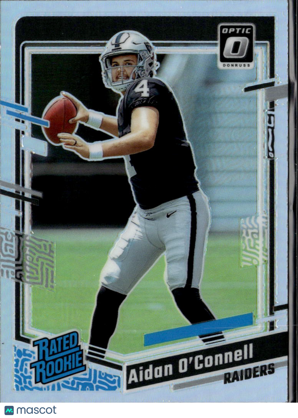 Aidan O'Connell 2023 Optic Rated Rookie RC Holo Las Vegas Raiders