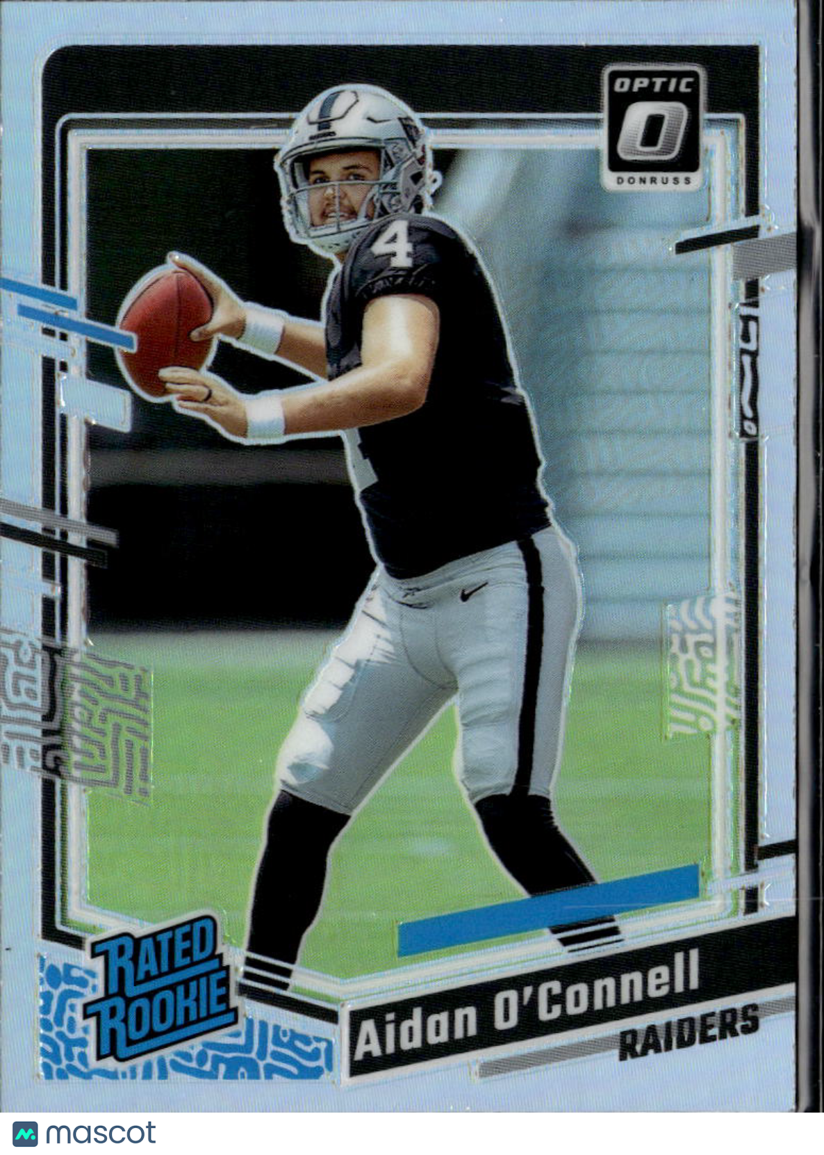 Aidan O'Connell 2023 Optic Rated Rookie RC Holo Las Vegas Raiders