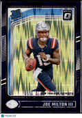 Joe Milton III 2024 Optic Rated Rookie Purple Shock New England Patriots