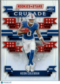 Keon Coleman 2024 Rookies & Stars Crusade White RC 19/149 Buffalo Bills