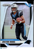 Jonathon Brooks 2024 Prizm Silver Prizm Rookie RC Carolina Panthers