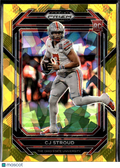 C.J. Stroud 2023 Prizm Draft Picks RC GOLD Ice Ohio State Buckeyes